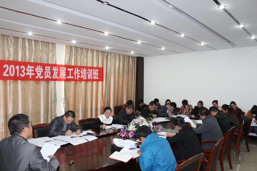 伟德举办2013年党员发展工作专题培训班